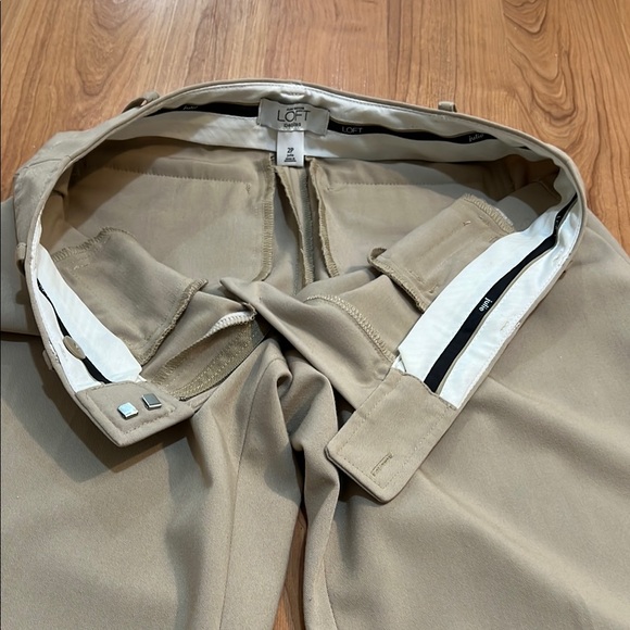 Ann Taylor Loft Julie Tan dress Pants - Picture 12 of 16